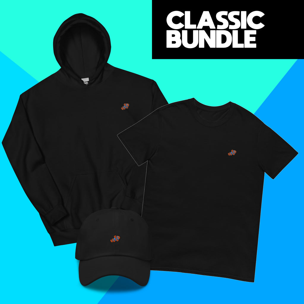 Classic Clownfish Black Bundle
